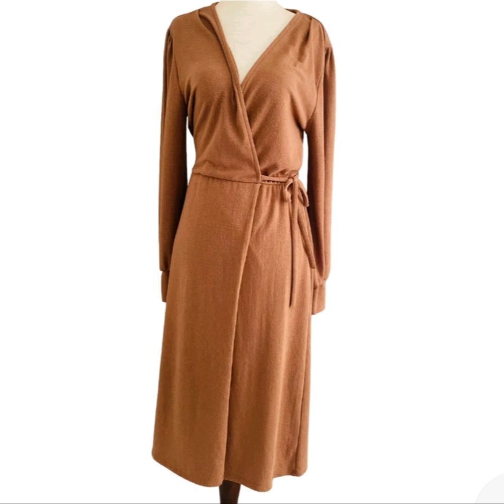 Fraiche by J Wrap Sweater Dress Sz.M
